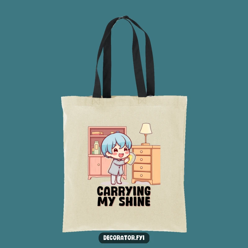 Funny Polished Home Tote Bag - Stylish & Hilarious Accessory